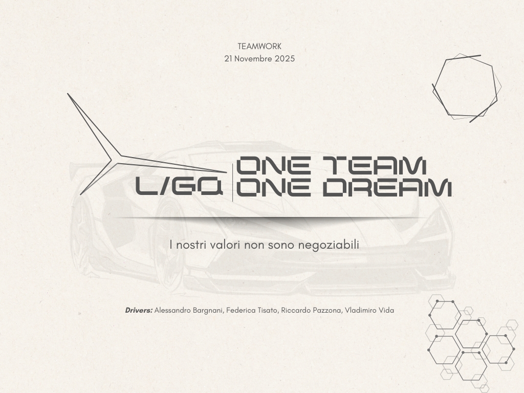 OK ok Lamborghini. I nostri valori non sono negoziabili (Presentazione (43))